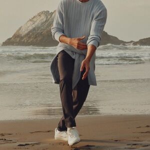 Lululemon NAVY BLUE ABC Classic 5 Pocket Mens Pant size 36W/33L. Like New (ABC5)